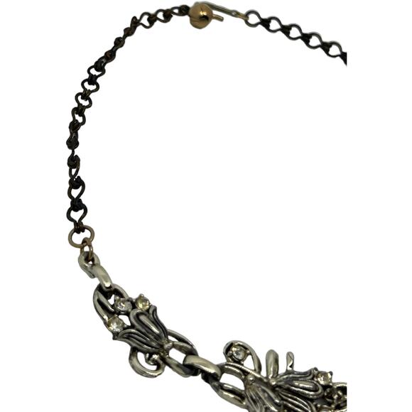 Silver Metal Necklace - 16", Good Condition - Picture 6 of 8